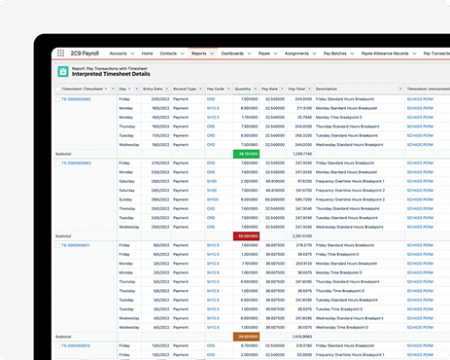 Flexible Time Entry Options